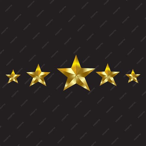 Premium Vector 5 Star Luxury Vector Logo