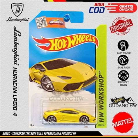 Promo HOT WHEELS LAMBORGHINI HURACAN SET Putih Diskon 50 Di Seller