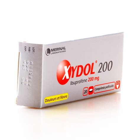 XYDOL 200MG COMP PELLI B 20 Pharmaconect