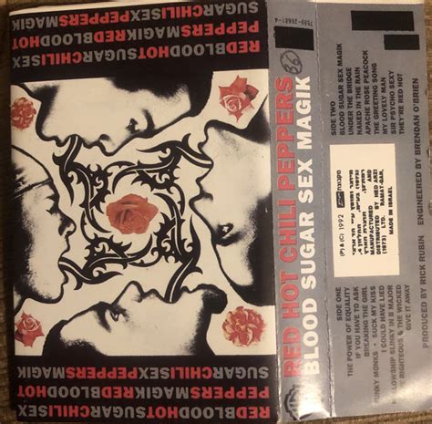 Red Hot Chili Peppers Blood Sugar Sex Magik Cassette Discogs