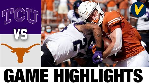 TCU Vs 9 Texas Highlights Week 5 College Football Highlights 2020