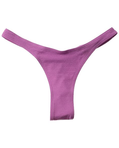 Matteau Nineties Brazillian Recycled Fibre Bikini Briefs In Purple Modesens