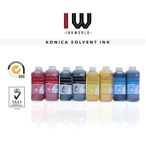 Inkworld Marca Tinta Solvente Para Tinta Konica KM 512 14pl Konica Toyo