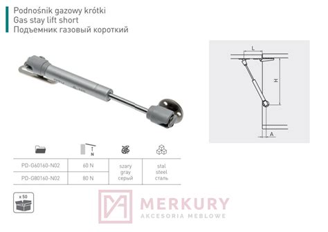 MERKURY Akcesoria Meblowe Największy wybór prowadnic podnośników