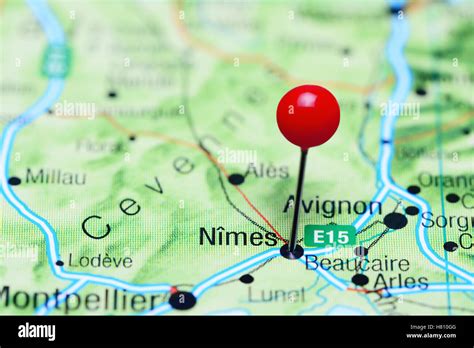 mappa nimes immagini fotografie stock ad alta risoluzione alamy