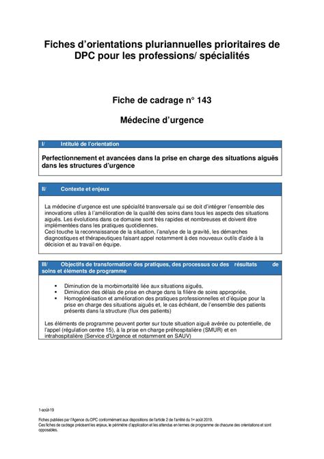 Calaméo Agence Nationale Du DPC OP Med Urgence