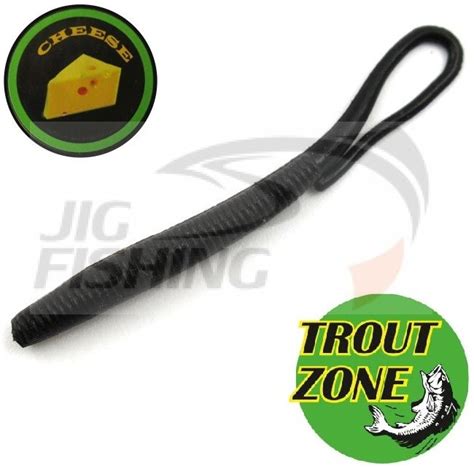 Мягкие приманки Trout Zone Haus 3.2" #Black Cheese купить в интернет ...