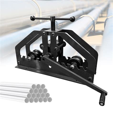 Miumaeov Manual Metal Tube Bender Machine 15 Round Roller Stretcher