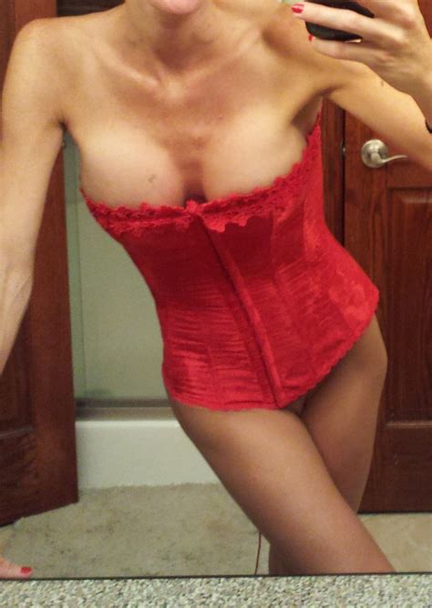 Wife S Tight Red Corset Porn Pic