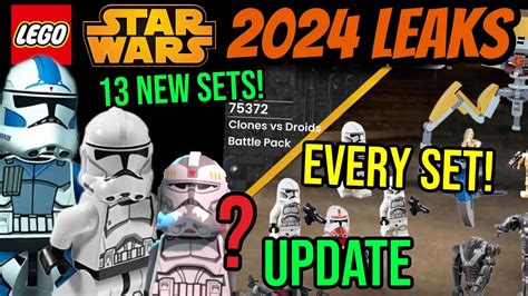 EVERY 2024 LEGO Star Wars Set Leak REVEALED CLONE Battlepack MORE