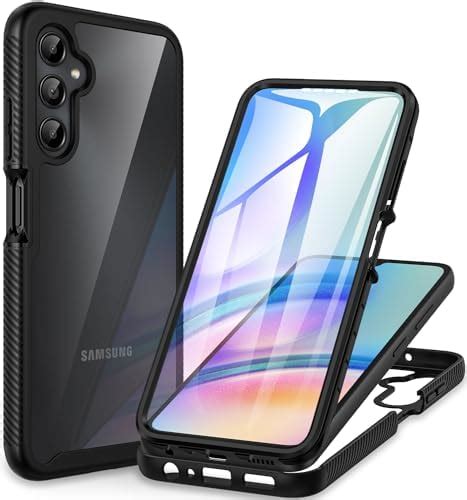 Cenhufo For Samsung A05s Phone Case Built In Screen Protector 360° Full Body Shockproof