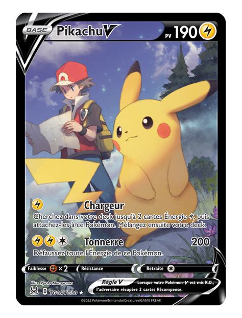 Fr Pok Mon Carte Eb Tg Tg Pikachu V