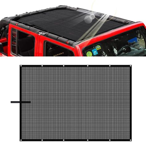 Amazon Mesh Shade Bikini Top For Jeep Wrangler TJ 1997 2006 UV Protection Sunshade Cover