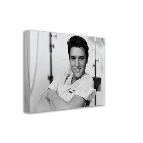Elvis Presley Canvas Male Sex Symbol Vintage Photo Iconic Elvis Presley Canvas Print The