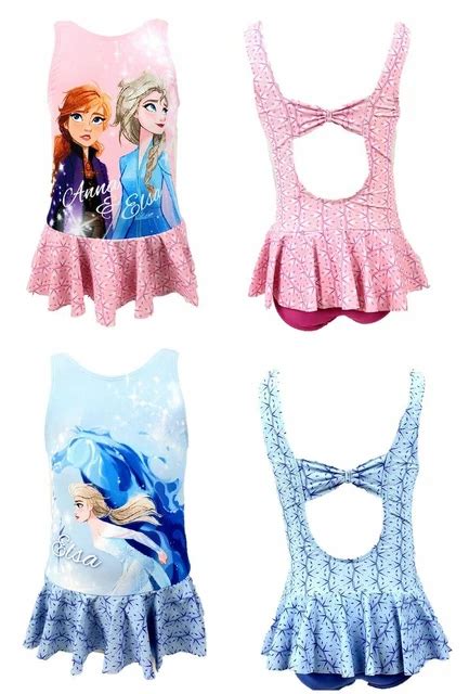 Frozen Anna Elsa Eisk Nigin Badeanzug Bikini M Dchen Gr Eur Picclick De