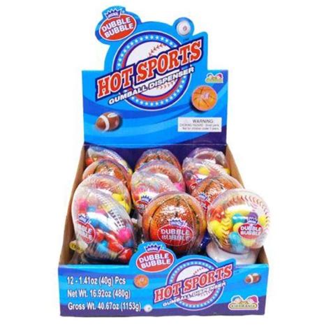Dubble Bubble Hot Sports Gumball Dispenser G Lollies N Stuff