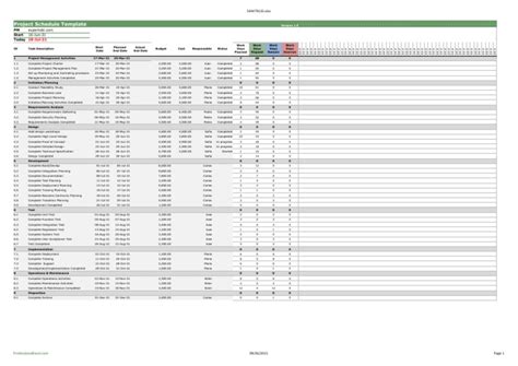 Excel Project Plan Template | PDF