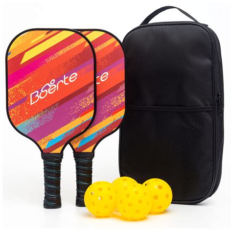 Buy Boerte Pickleball Paddles Set Graphite Pickleball Paddle Set Of