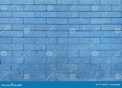 Fond De Texture De Mur De Briques Couleur Bleue Photo Stock Image Du