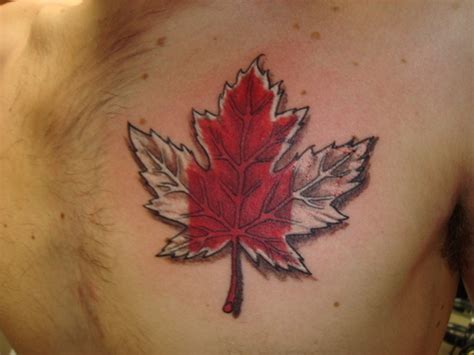 Canada Flag Tattoo Best Art Designs