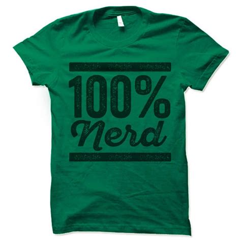 100% Nerd T-shirt. Funny Nerd Gifts. | Etsy