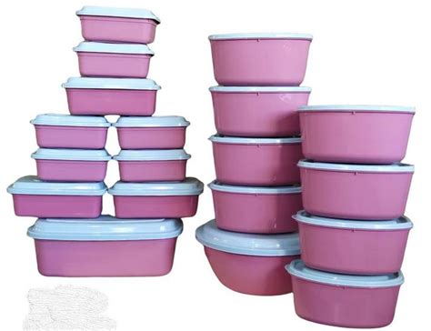Potes Tampa Vasilha Rosa Nude Alimentos Geladeira Cozinha Plasdorta Pote Magazine Luiza