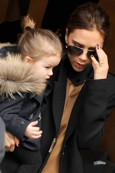 Victoria and Harper Seven Beckham in NY - Harper Seven Beckham Photo