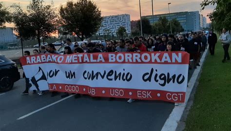 Huelga Provincial Del Metal De Lava Una Prueba Para El Movimiento