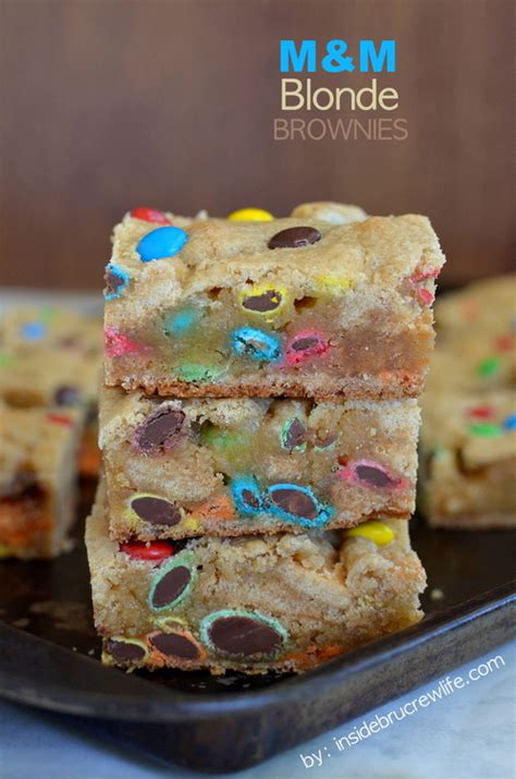 M M Blonde Brownies Eat More Chocolate Eat More Chocolate