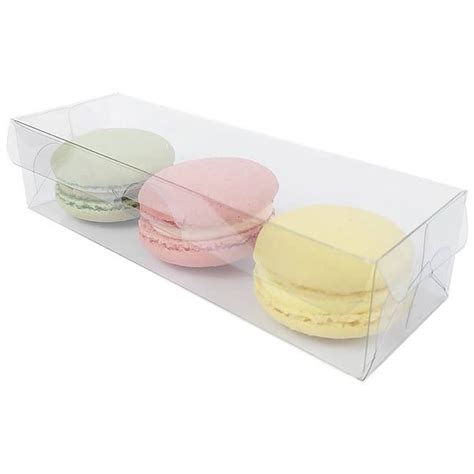 Caixa De Acetato Px X X Cm Embalagem Para Macaron