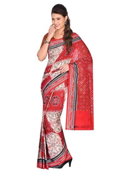 Odisha Handloom Sambalpuri Women Cotton Handloom Saree Jiomart