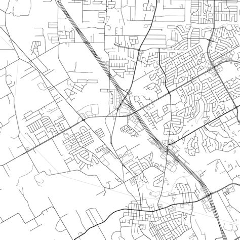 mansfield map print mansfield map poster wall art tx city etsy