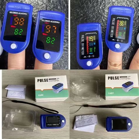 Smart Fingertip Finger Pulse Oximeter Handheld Clip Digital Color Tft