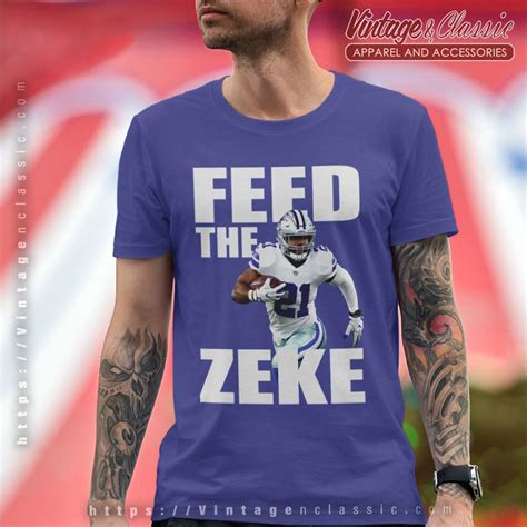 Feed The Zeke Ezekiel Elliott Dallas Cowboys Shirt Vintagenclassic Tee