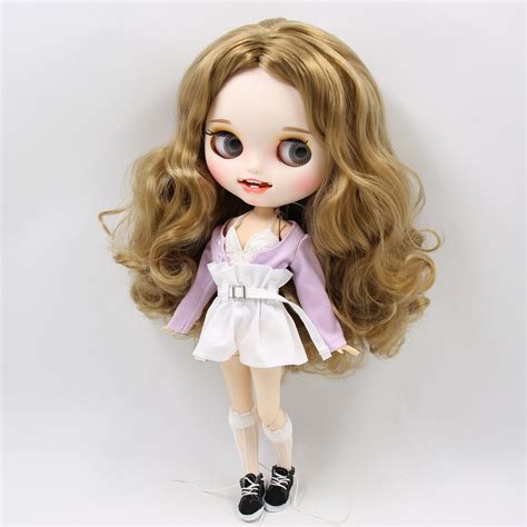 Make Up Smile Takara Neo Blythe Nude Doll Brown Hair From Factory TBO EBay