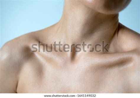 Naked Neck Shoulders Collarbones Beautiful Woman Stock Photo 1641149032 Shutterstock