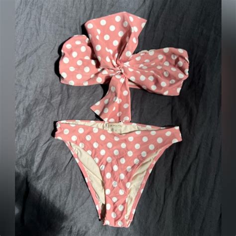 Pilyq Swim Pilyq Swim Polka Dot Bikini Sz Medium Worn Once Poshmark
