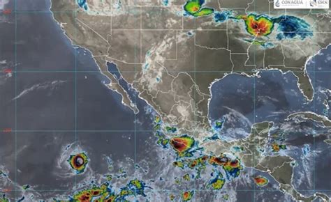 Onda tropical 20 se desplaza hacia el oriente de México causa lluvias