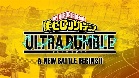 My Hero Academia Ultra Rumble Primeiro Trailer De Gameplay Geek Project