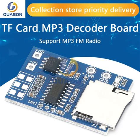 1pcs Gpd2846a Tf Card Mp3 Decoder Board 2w Amplifier Module For Arduino ...