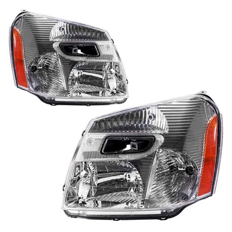 Headlights Headlamps Left Right Pair Set Of For Chevy Equinox