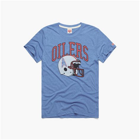 Oilers Football Helmet Retro Vintage Oilers T Shirt Homage