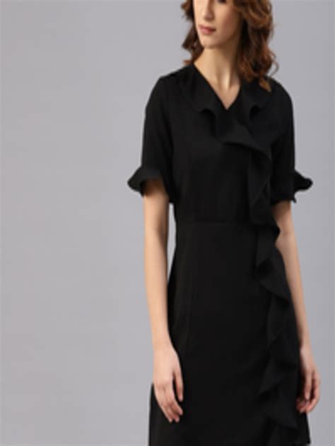 Buy French Connection Women Black Solid Sheath Dress Dresses For