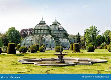 The Palm House In Schonbrunn Palace Vienna Editorial Stock Image