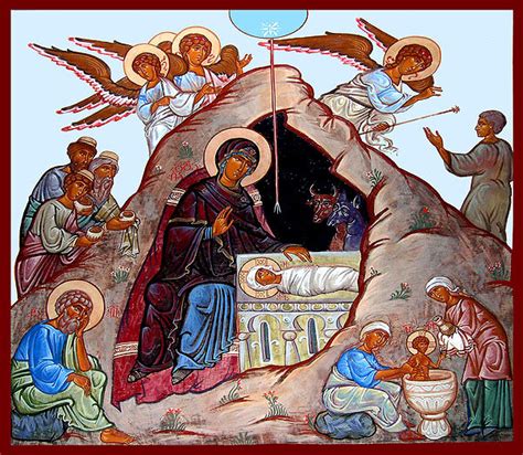 Orthodox Christian Hymns Praising The Lord God And Savior Jesus Christ On His Holy Nativity