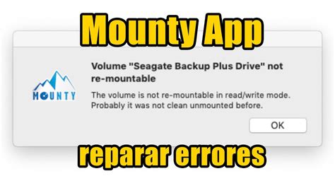 Mounty App Errores Que Provoca Y Como Repararlos Youtube