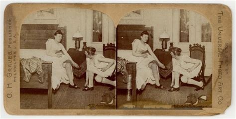 Female Prostitutes Brothel Sex Worker Stockings Legs Stereoview
