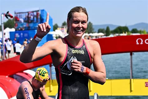 Sharon Van Rouwendaal Wins Women S 10km Open Water Swimming Gold In A