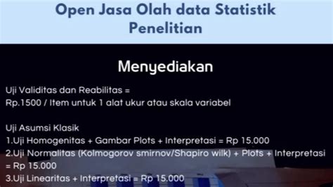 Jasa Olah Data Statistik SPSS