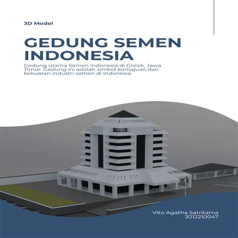 model gedung utama sig galeri mahakarya civitas akademika uisi